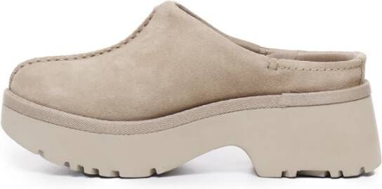 Ugg Heeled Mules Beige Dames