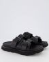 UGG Slippers Heren Capitola Buckle Slide Maat: 45 Materiaal: Leer Kleur: Zwart - Thumbnail 4