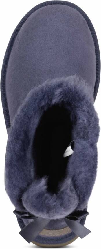 Ugg Iconische Mini Bailey Bow II laarzen Blauw Dames