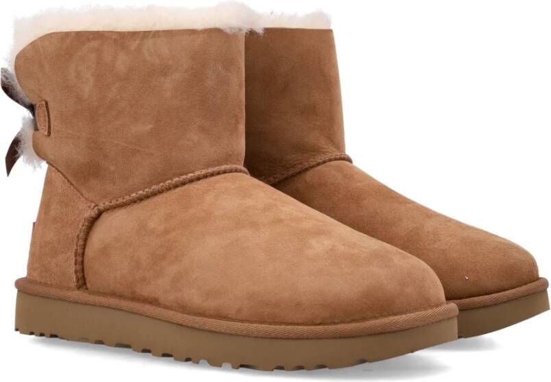 Ugg Kastanje Gesloten Schoenen met Strik Detail Brown Dames