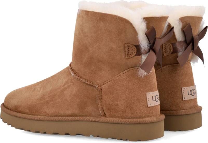 Ugg Kastanje Gesloten Schoenen met Strik Detail Brown Dames