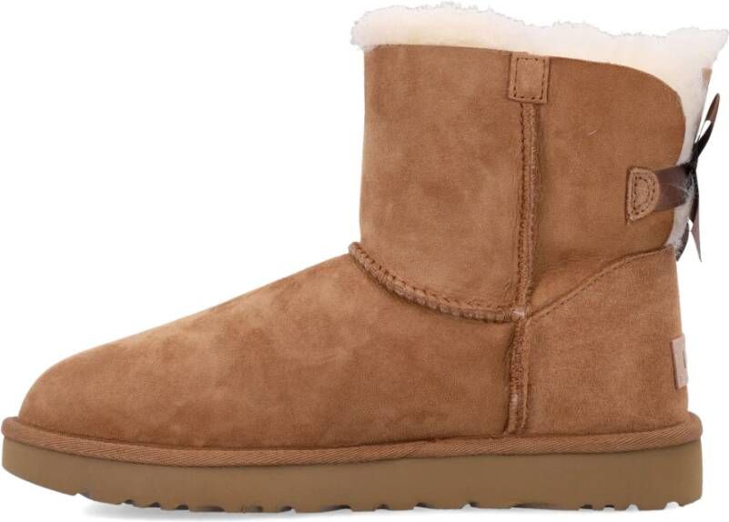 Ugg Kastanje Gesloten Schoenen met Strik Detail Brown Dames