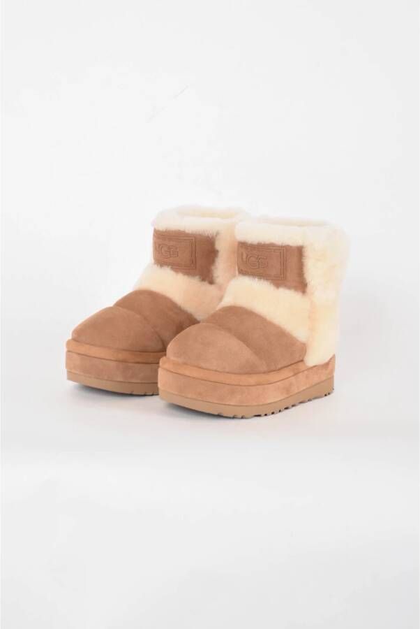 Ugg Klassieke Chillapeak Suède en Schapenvacht Laarzen Brown Dames