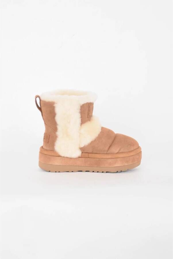 Ugg Klassieke Chillapeak Suède en Schapenvacht Laarzen Brown Dames