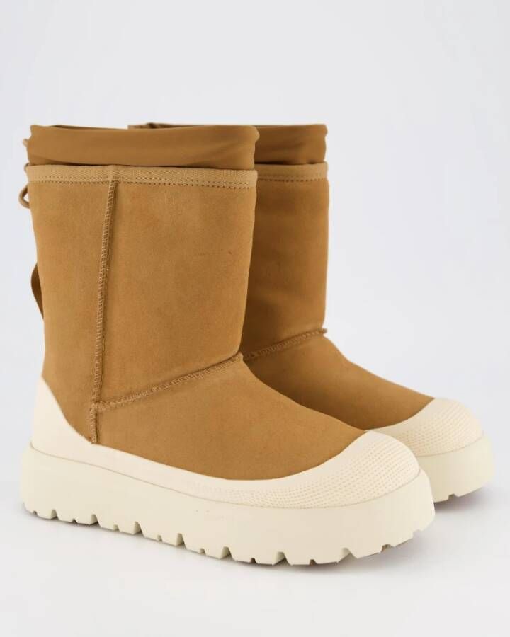 Ugg Klassieke Korte Weerhybride Laarzen Beige Dames