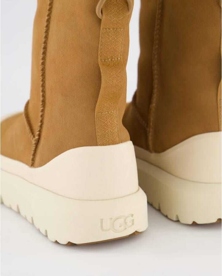 Ugg Klassieke Korte Weerhybride Laarzen Beige Dames