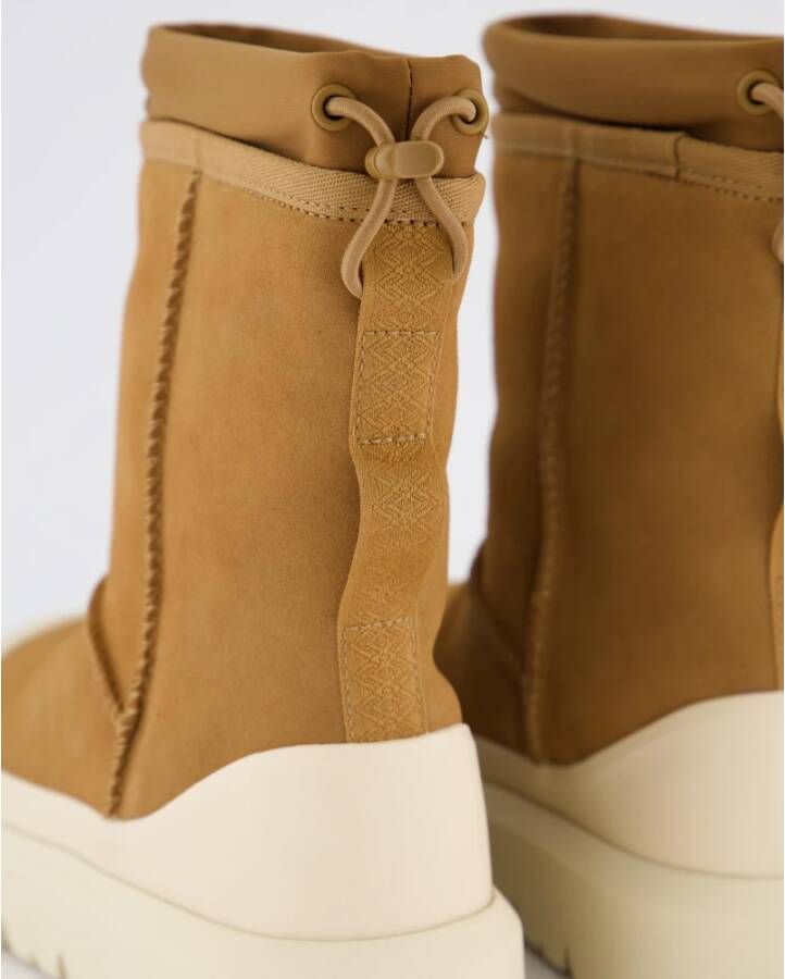 Ugg Klassieke Korte Weerhybride Laarzen Beige Dames