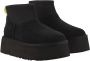 Ugg Klassieke Mini Dipper Damesschoenen Black Dames - Thumbnail 4