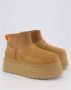 UGG Vachtlaarzen Dames W Classic Mini Dipper Maat: 41 Materiaal: Suède Kleur: Cognac - Thumbnail 5