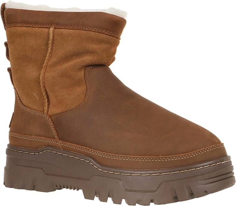 Ugg Klassieke Mini Dipper Puffer Jas Brown Heren