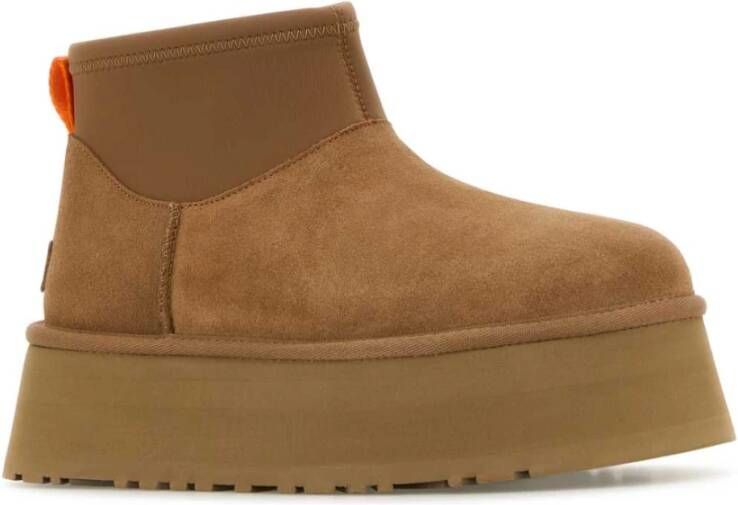 Ugg Klassieke Mini Dipper Winterlaarzen Vrouwen Brown Dames