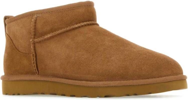 Ugg Klassieke Mini Enkellaarzen in Biscuit Suède Brown Heren