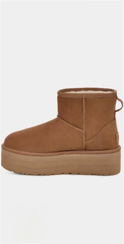 Ugg Klassieke Mini Platform Laarzen Brown Dames