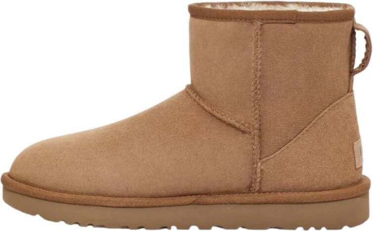 Ugg Klassieke Mini Regenerate Leren Laarzen voor Dames Brown Dames