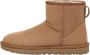 Ugg Klassieke Mini Regenerate Leren Laarzen voor Dames Brown Dames - Thumbnail 12