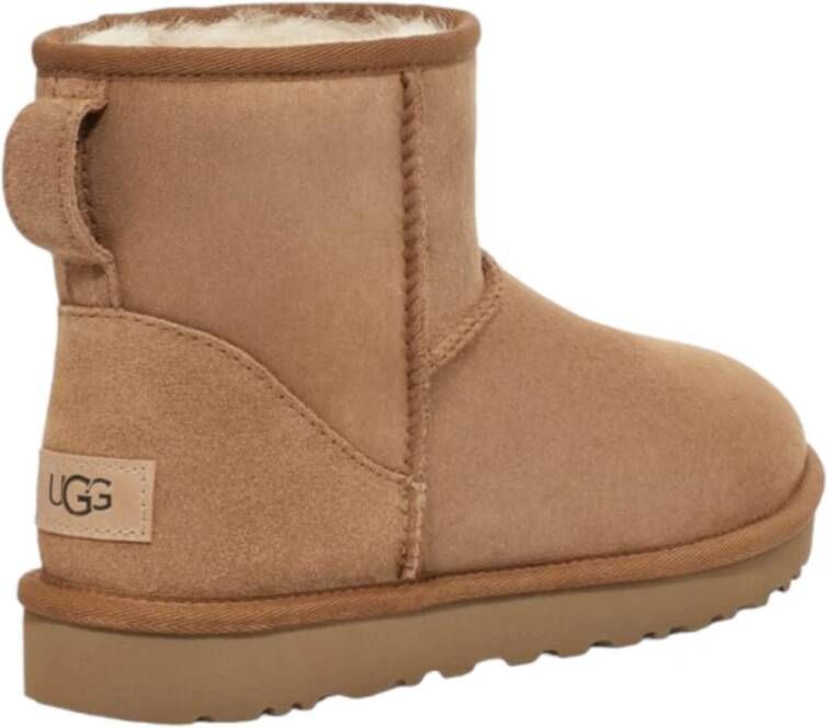 Ugg Klassieke Mini Regenerate Leren Laarzen voor Dames Brown Dames