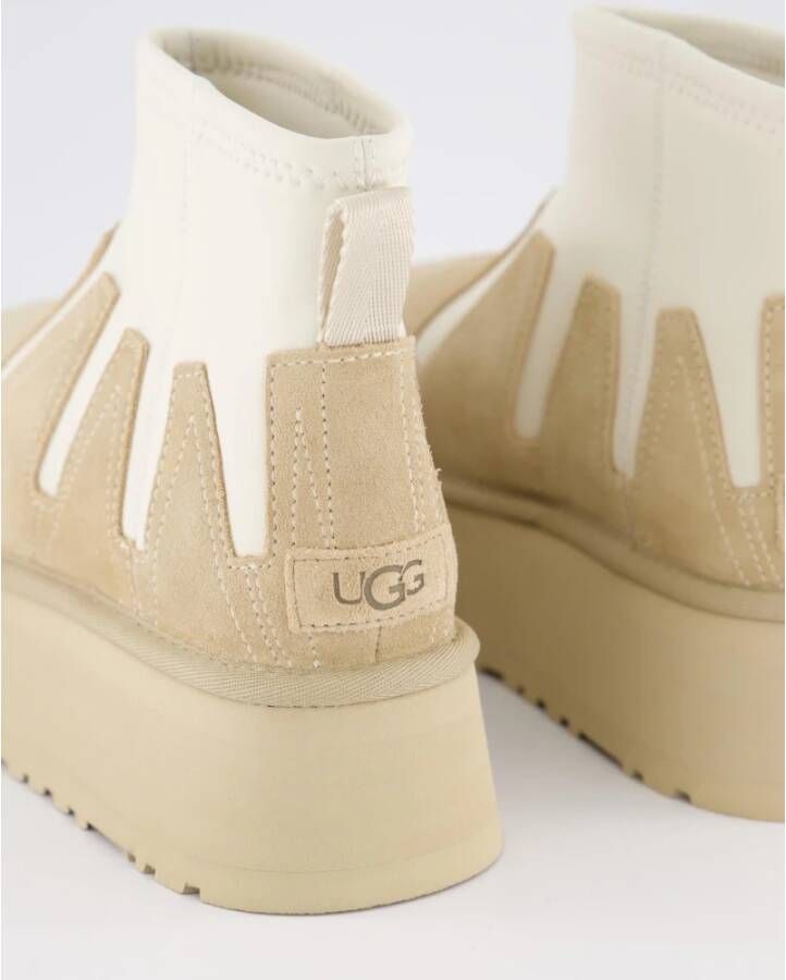 Ugg Klassieke Mini Sunwave Dameslaarzen Beige Dames