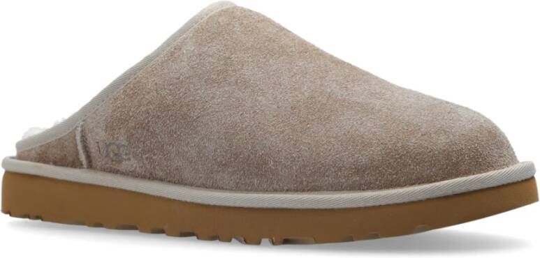 Ugg Klassieke Shaggy slides Beige Heren