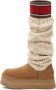 Ugg Kabelgebreide Over-de-Knie Laarzen Beige Dames - Thumbnail 3