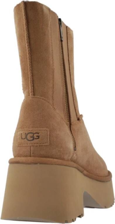 Ugg Klassieke Twin Seam Enkellaarzen Brown Dames