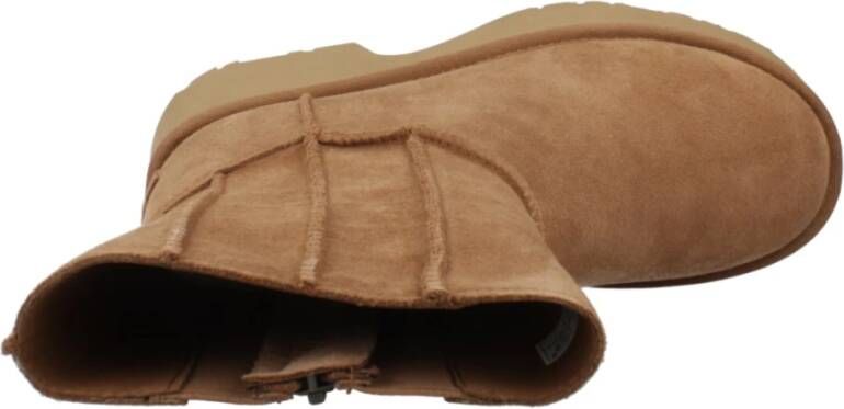 Ugg Klassieke Twin Seam Enkellaarzen Brown Dames