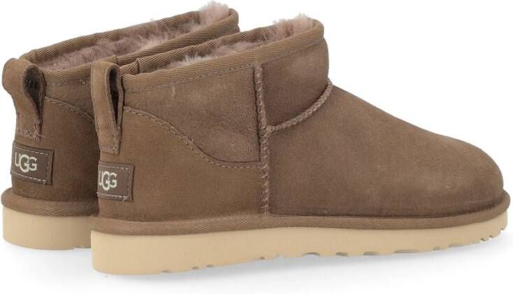 Ugg Klassieke Ultra Mini Bruine Suède Laars Brown Heren