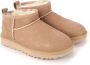 Ugg Klassieke Ultra Mini Sheepskin Laarzen Beige Dames - Thumbnail 4