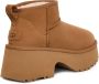 UGG Vachtlaarzen Dames Classic Ultra Mini New Heights Maat: 42 Materiaal: Suède Kleur: Cognac - Thumbnail 8