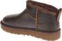 Ugg Klassieke Ultra Mini Leren Regenlaarzen Brown Dames - Thumbnail 3