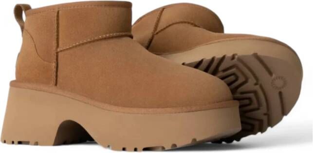 Ugg Klassieke Ultra Mini New Heights Laarzen Brown Dames