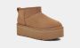 UGG Vachtlaarzen Dames W Classic Ultra Mini Platform Maat: 37 Materiaal: Suède Kleur: Cognac - Thumbnail 10