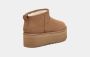 UGG Vachtlaarzen Dames W Classic Ultra Mini Platform Maat: 37 Materiaal: Suède Kleur: Cognac - Thumbnail 12