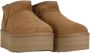 UGG Vachtlaarzen Dames W Classic Ultra Mini Platform Maat: 37 Materiaal: Suède Kleur: Cognac - Thumbnail 5