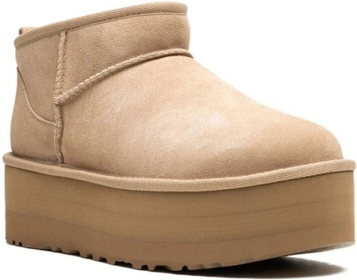 Ugg Klassieke Ultra Mini Platform Laars Beige Dames