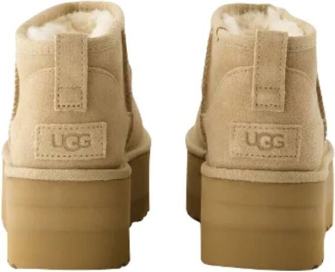 Ugg Classic Ultra Mini Platformlaarzen Beige Dames