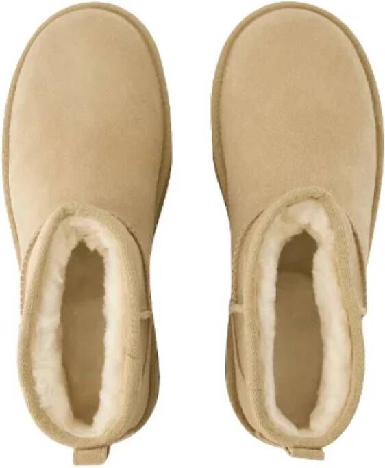 Ugg Classic Ultra Mini Platformlaarzen Beige Dames