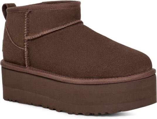 Ugg Klassieke Ultra Mini Platformlaarzen Brown Dames