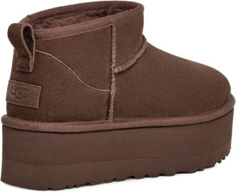 Ugg Klassieke Ultra Mini Platformlaarzen Brown Dames