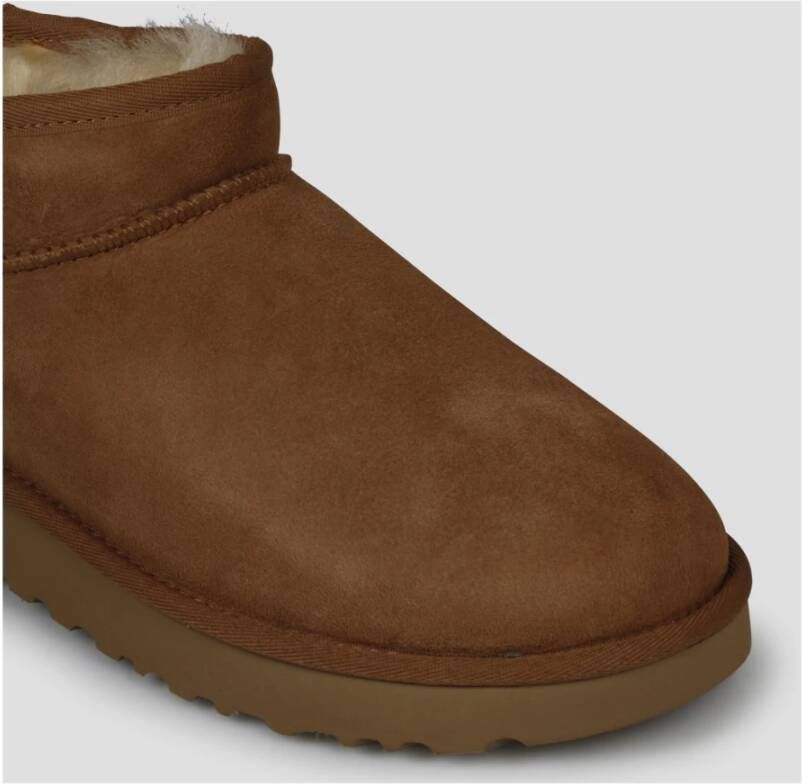 Ugg Klassieke Ultra Mini Suède Laarzen Brown Dames