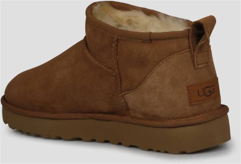 Ugg Klassieke Ultra Mini Suède Laarzen Brown Dames