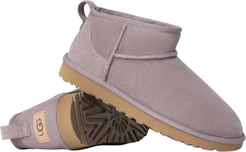 Ugg Klassieke Ultra Mini Winter Schoenen Beige Dames