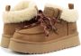 UGG Vachtlaarzen Dames W Funkarra Cabin Cuff Maat: 37 Materiaal: Suède Kleur: Cognac - Thumbnail 14