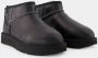 UGG Vachtlaarzen Dames Classic Ultra Mini Leather Regenerate Maat: 37 Materiaal: Leer Kleur: Zwart - Thumbnail 8