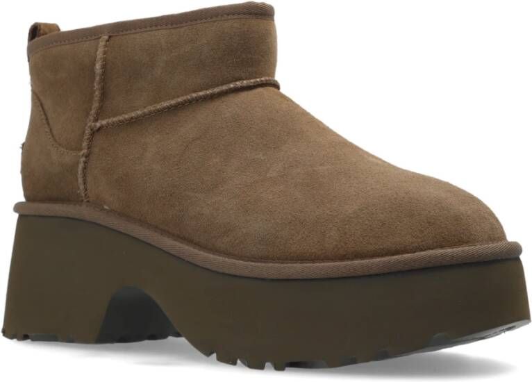 Ugg Laarzen Classic Ultra Mini New Heights Brown Dames