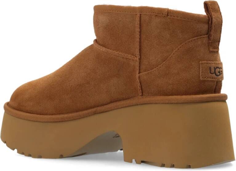 Ugg Laarzen Klassiek Ultra Mini Nieuwe Hoogtes Brown Dames