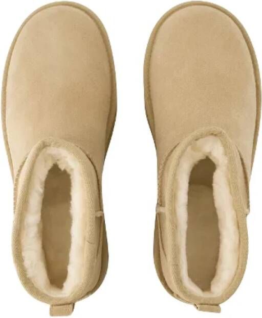 Ugg Leather flats Brown Dames