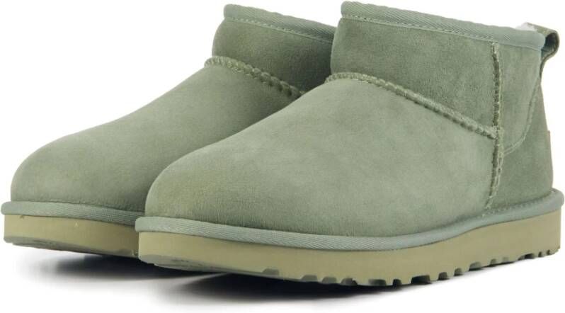 Ugg Lichtgroene Enkellaarsjes Green Dames