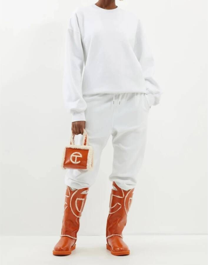 Ugg Logo Tall Crinkle Laarzen Spicy Pumpkin Orange Dames