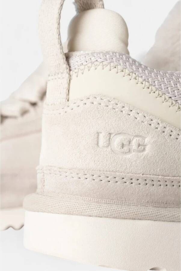 Ugg Lowmel suède en gerecyclede ballistische canvas sneakers Gray Heren