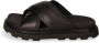 UGG Slippers Dames W Capitelle Crossband Maat: 38 Materiaal: Leer Kleur: Zwart - Thumbnail 8